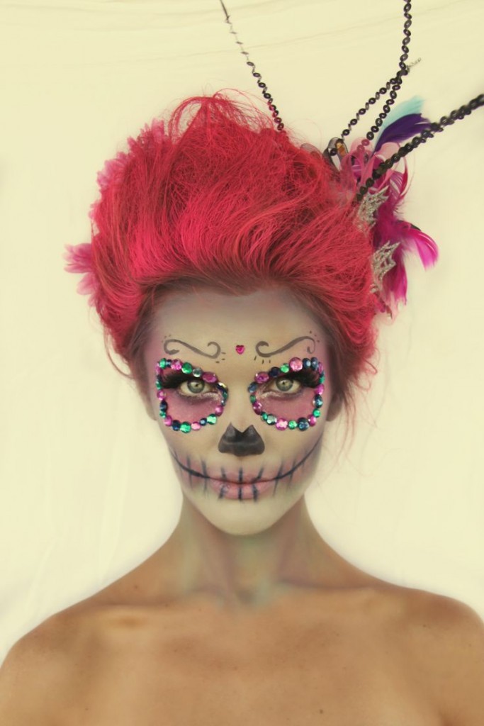 beautiful halloween make-up