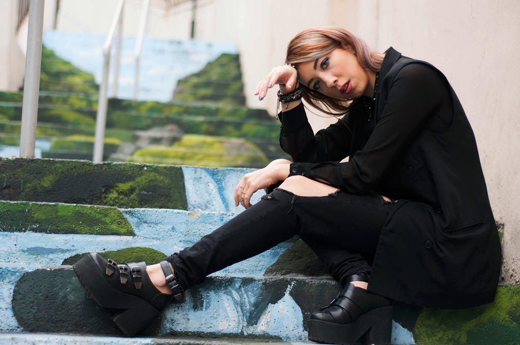 allblack tinute blogeri fashion