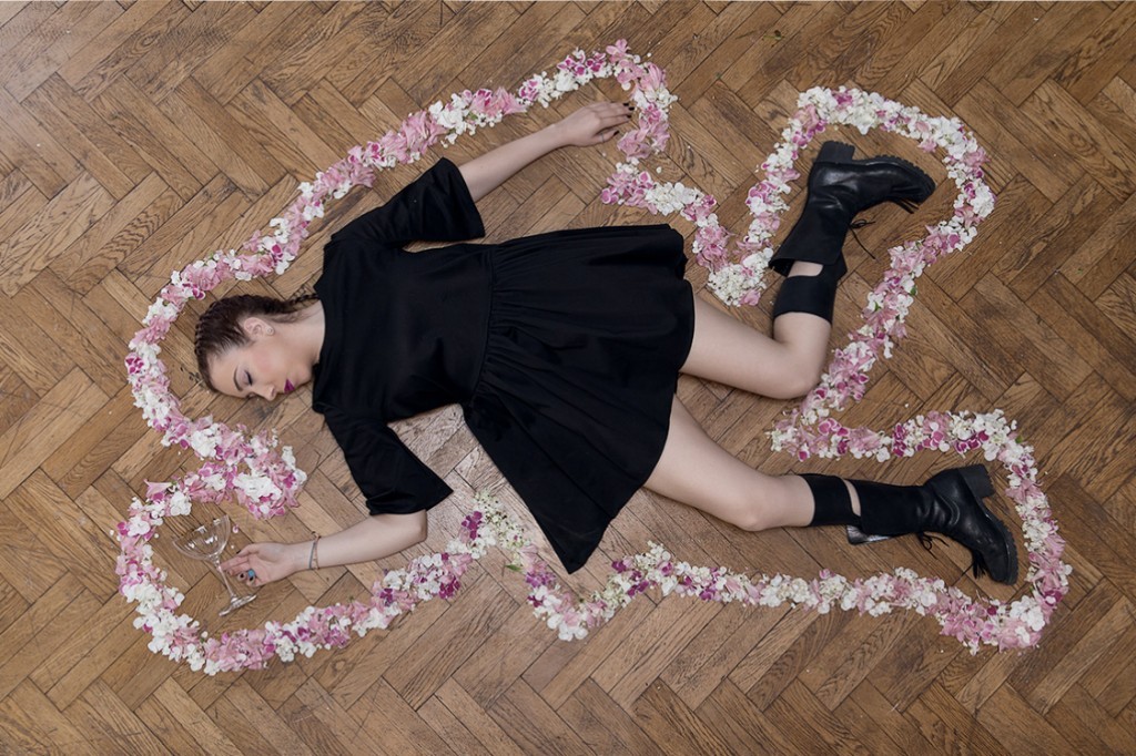 purple flowers atelier